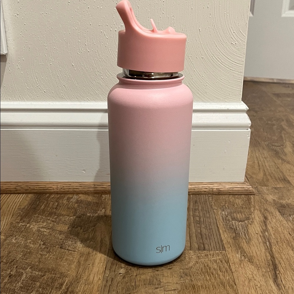 Pink and Blue Water Bottle